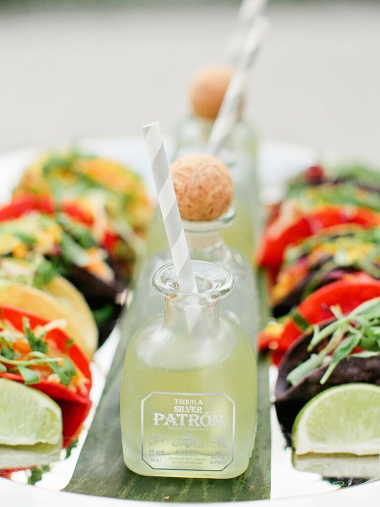 Cocktail hour with food