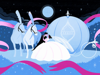 Illustration of Disney wedding