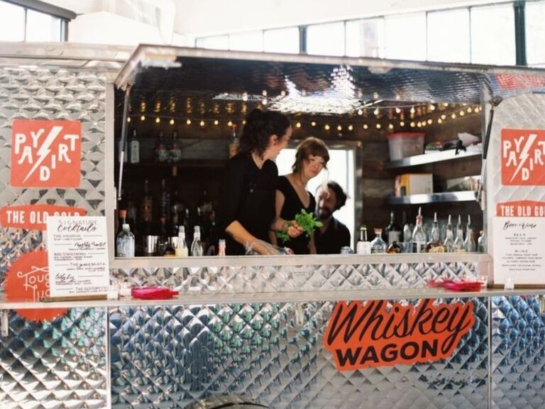 food truck at wedding