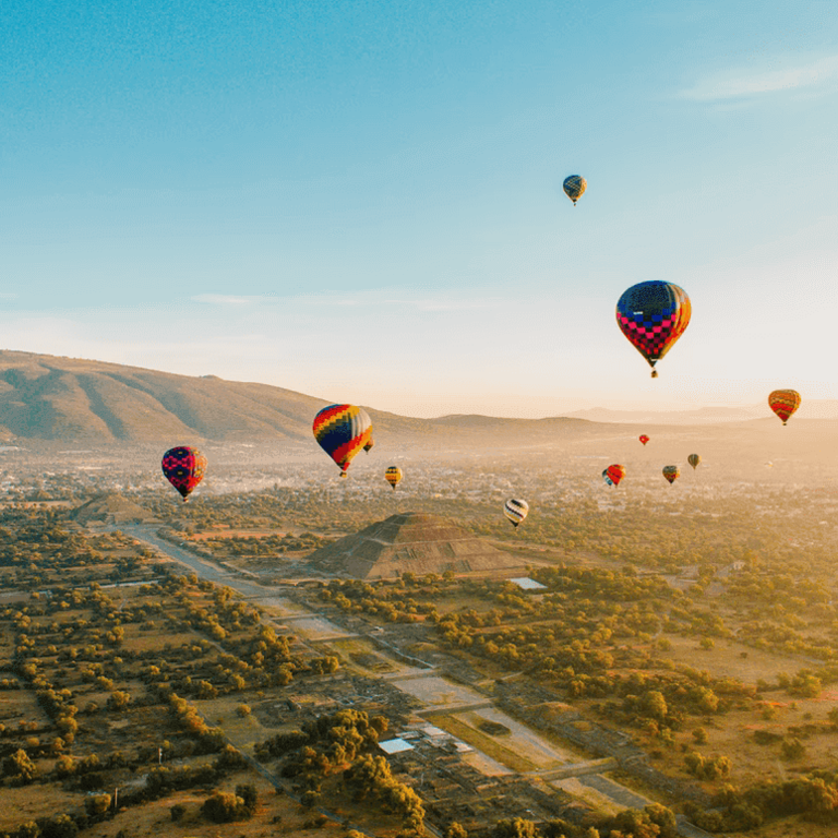Hot air balloon excursion