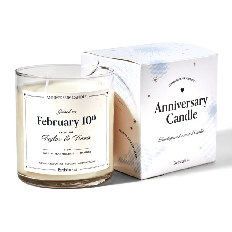 Custom birthday candles