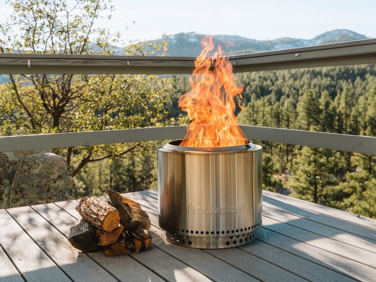 Portable smokeless fire pit 11 year anniversary gift