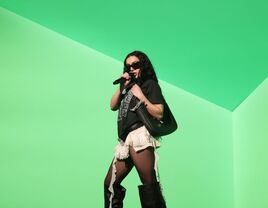 Charli XCX performing