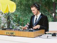 DJ performing at wedding reception