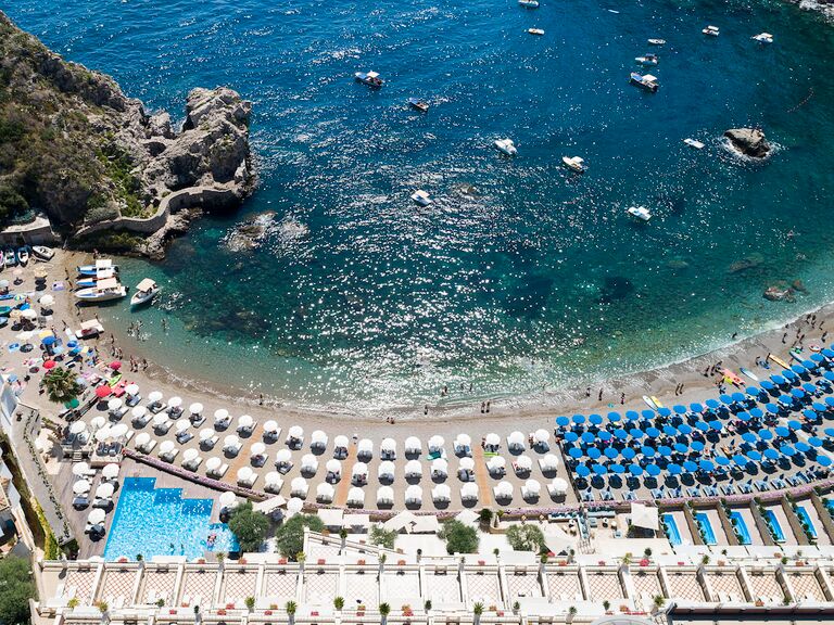 Mazzarò Sea Palace in Taormina, Italy.