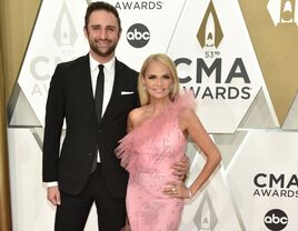 Kristin Chenoweth with her husband Josh Bryant 