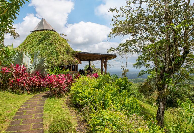Origins Lodge by Mantis view of the lodges and lush greenery