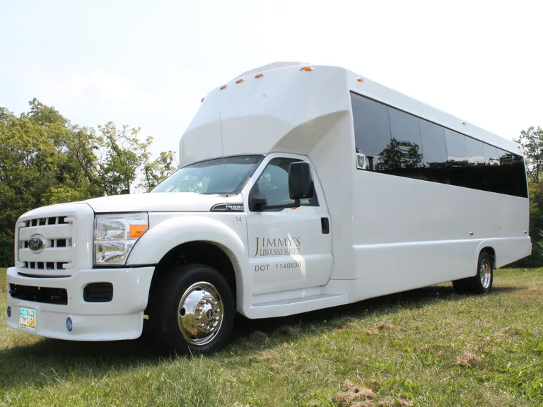 Jimmy's Limousine Service wedding party bus in West Chester Township, Ohio