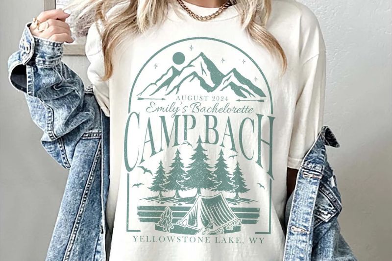 camp bride - bachelorette party theme idea