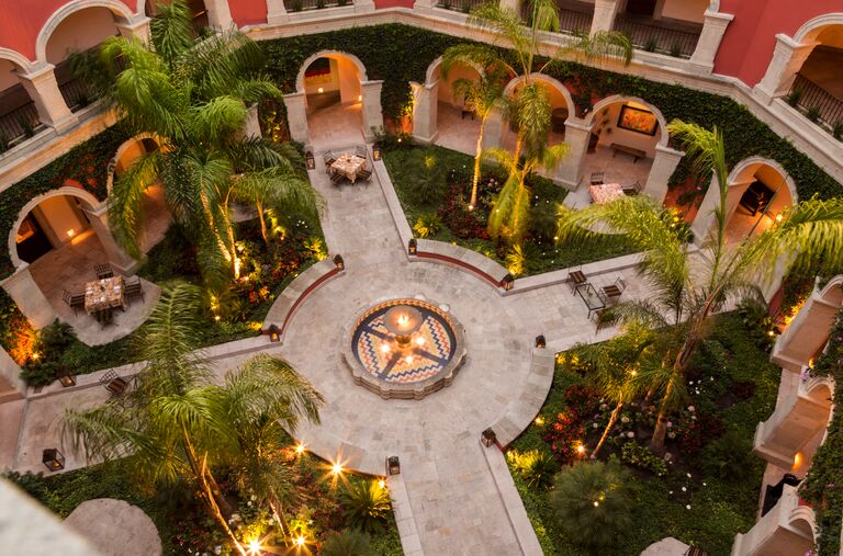 beautiful patio in san miguel mexico