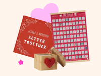 Collage of Valentine's Day gifts