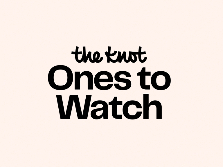 Gif for The Knot Ones to Watch 2024 list of notable emerging wedding vendors