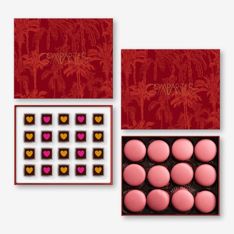 Two boxes of chocolates long-distance relationship gift set