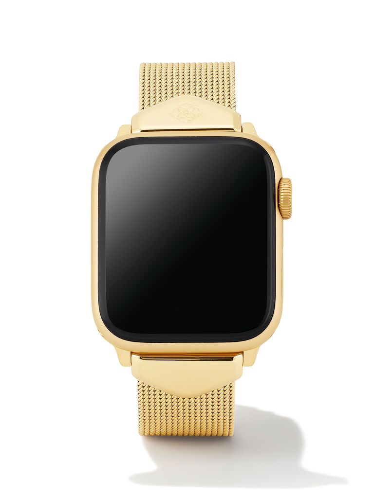 Kendra Scott gold tone smart watch band