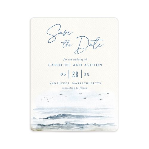 Coastal Love Save The Date Magnets Cruise Magnet Paper