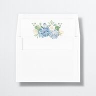 Elegant Hydrangea Standard Envelope Liners Standard Dusty Blue