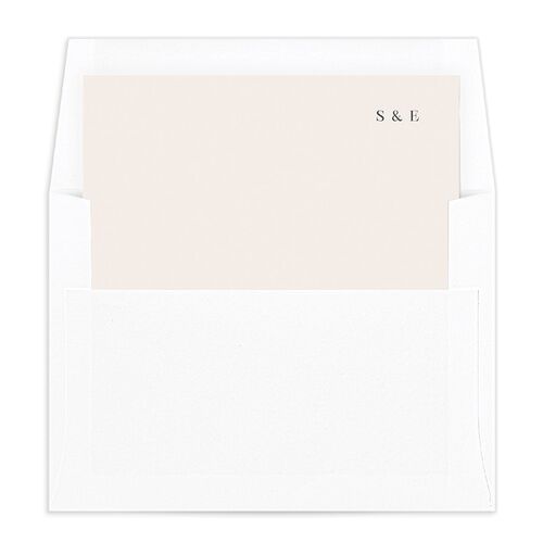 Gilded Fern Frame Envelope Liners Standard Linen