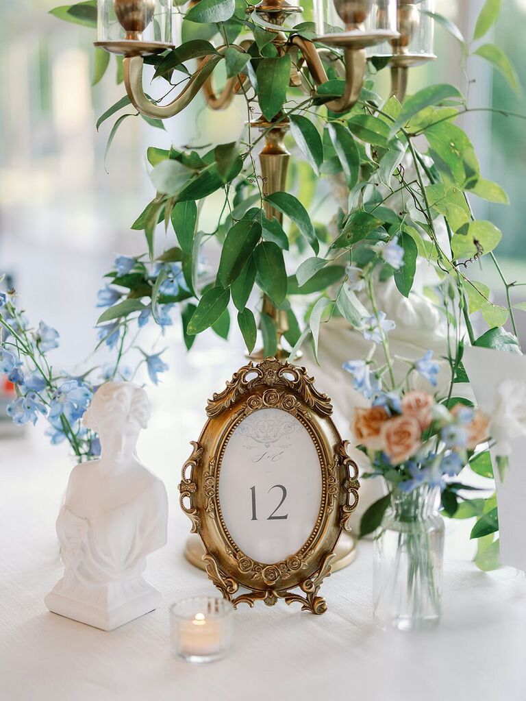 Regency wedding details
